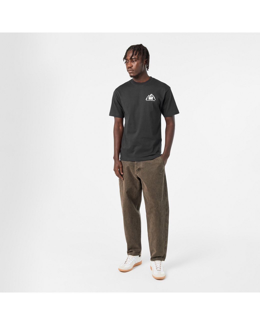 Vans Black Mte Crestline T-Shirt for men