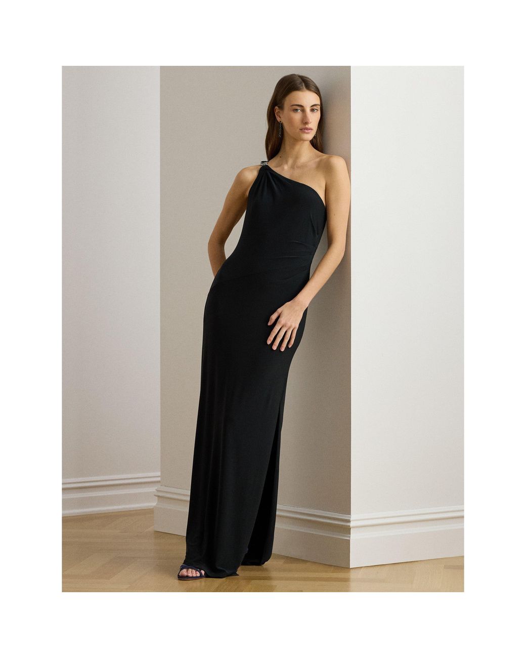 Ralph Lauren Black Belina Evening Gown