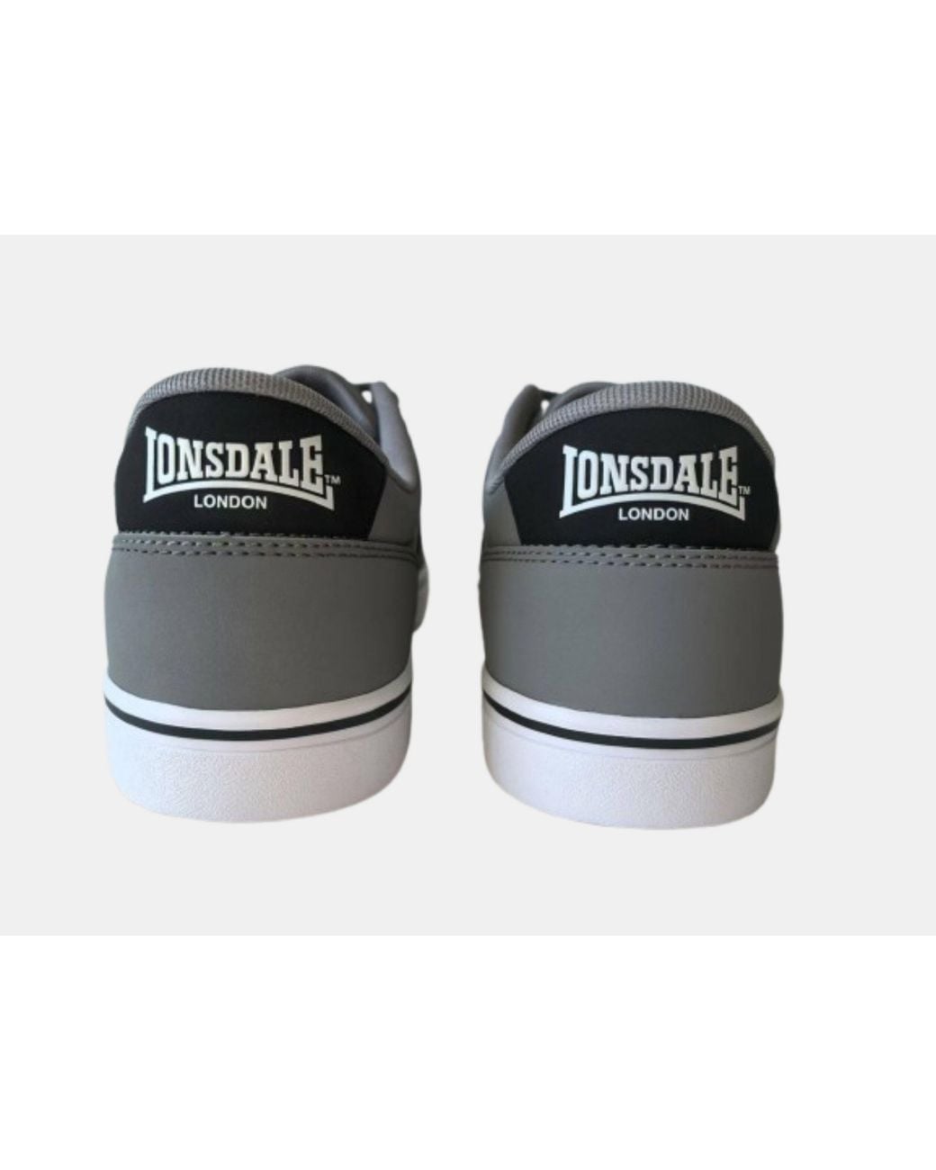 Lonsdale Black Lace Up Water Resistant Low-Top Trainers for men