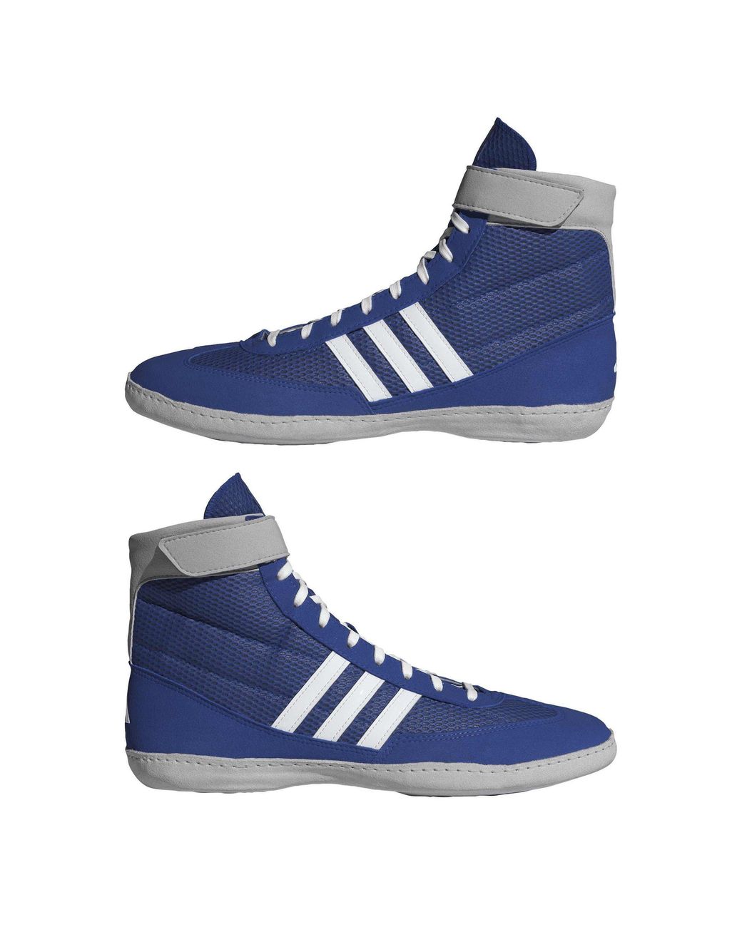 Adidas Blue Combat Speed 4 Wrestling Shoes for men