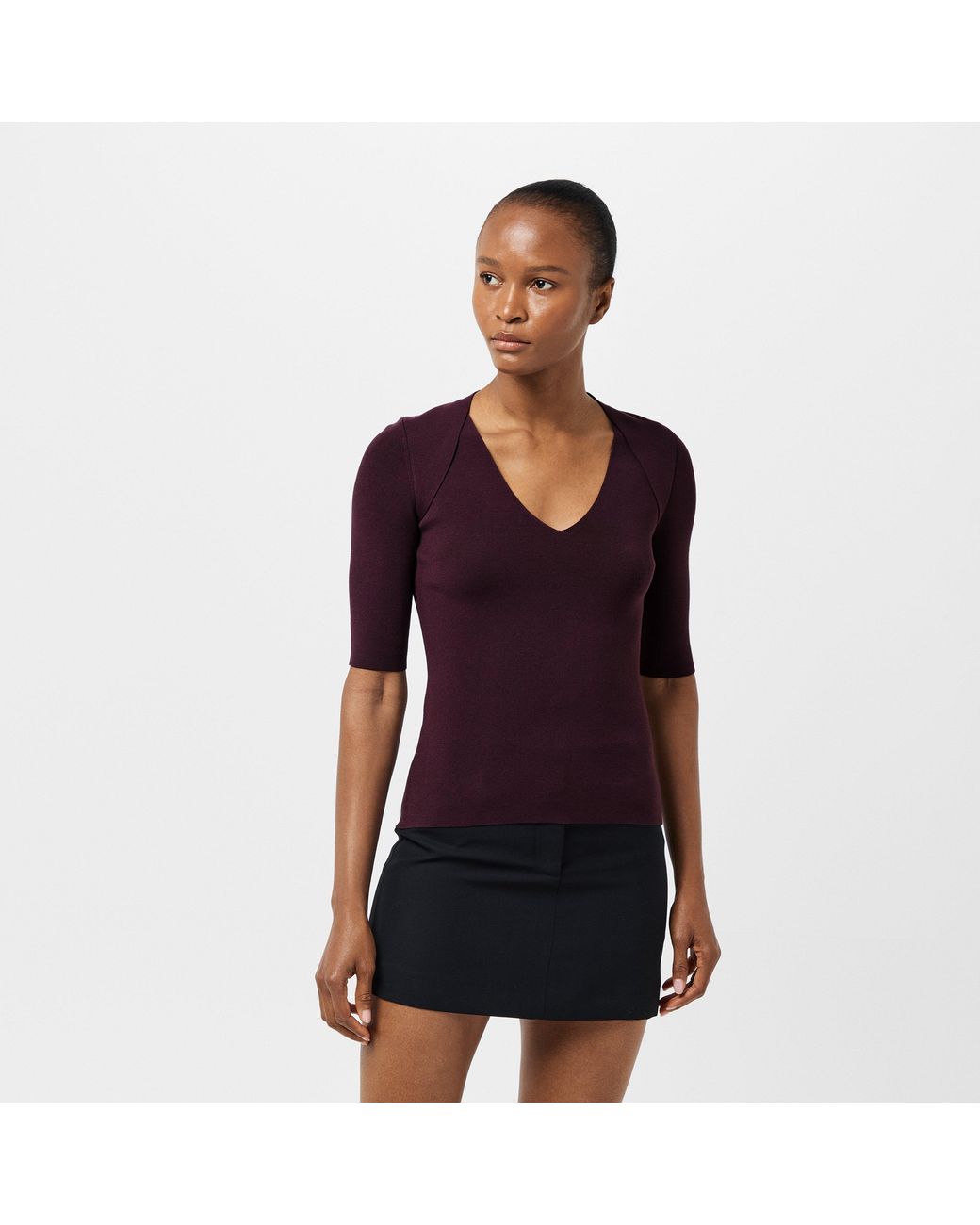 Boss Purple Fezanin Bodycon Dress