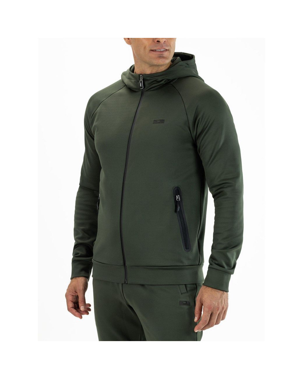 Sjeng Sports Green Maxim Performance Training Jacket for men