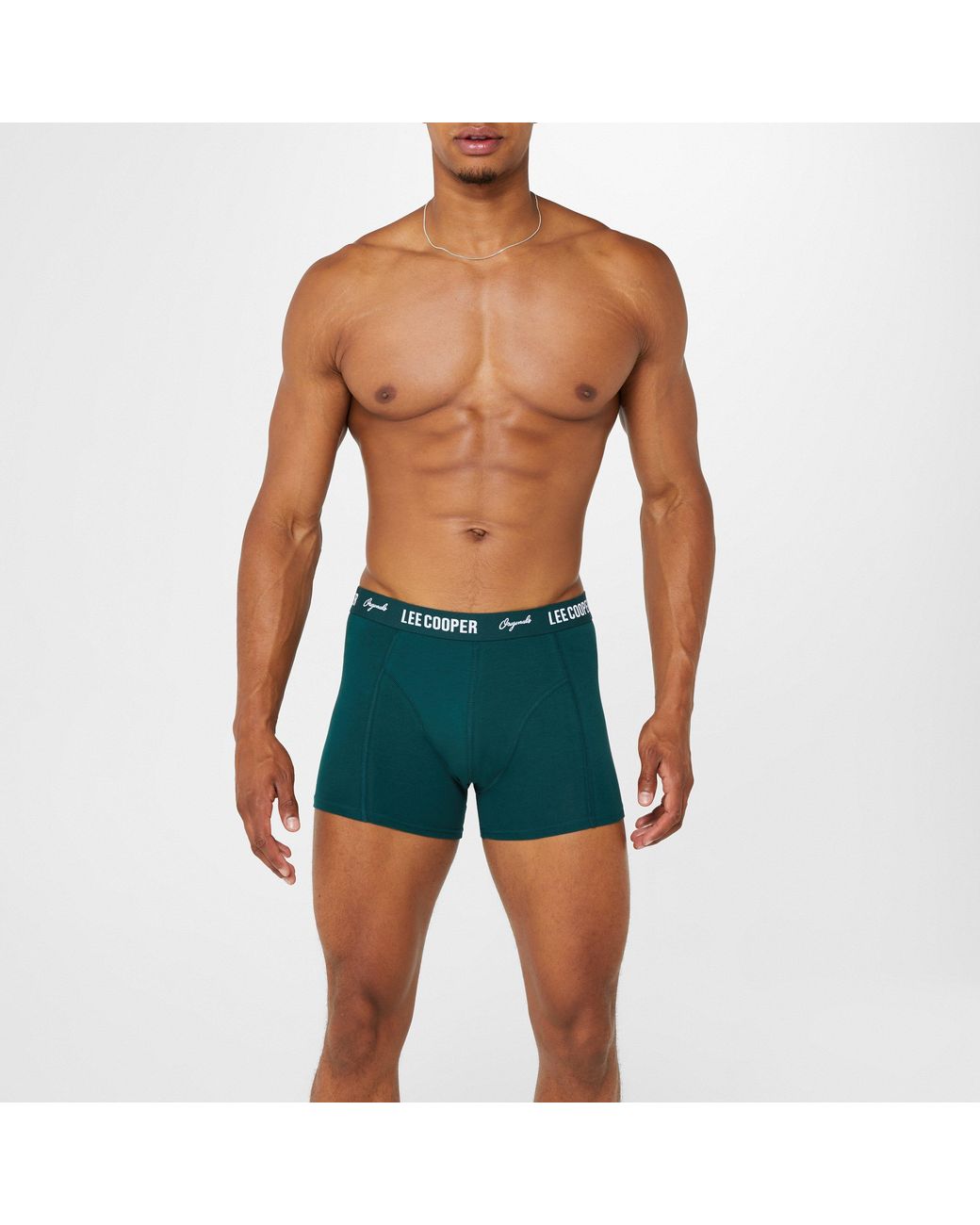 Lee Cooper Blue Essential Boxer Trunk 5-Pack for men