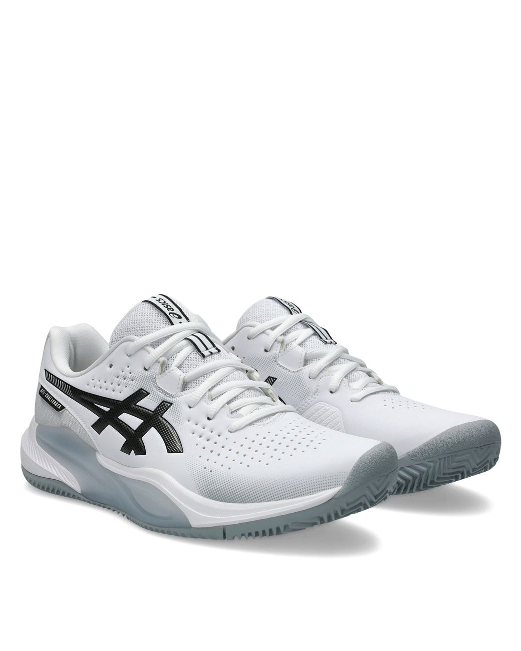 Asics White Gel-Challenger 15 Clay Tennis Shoes for men