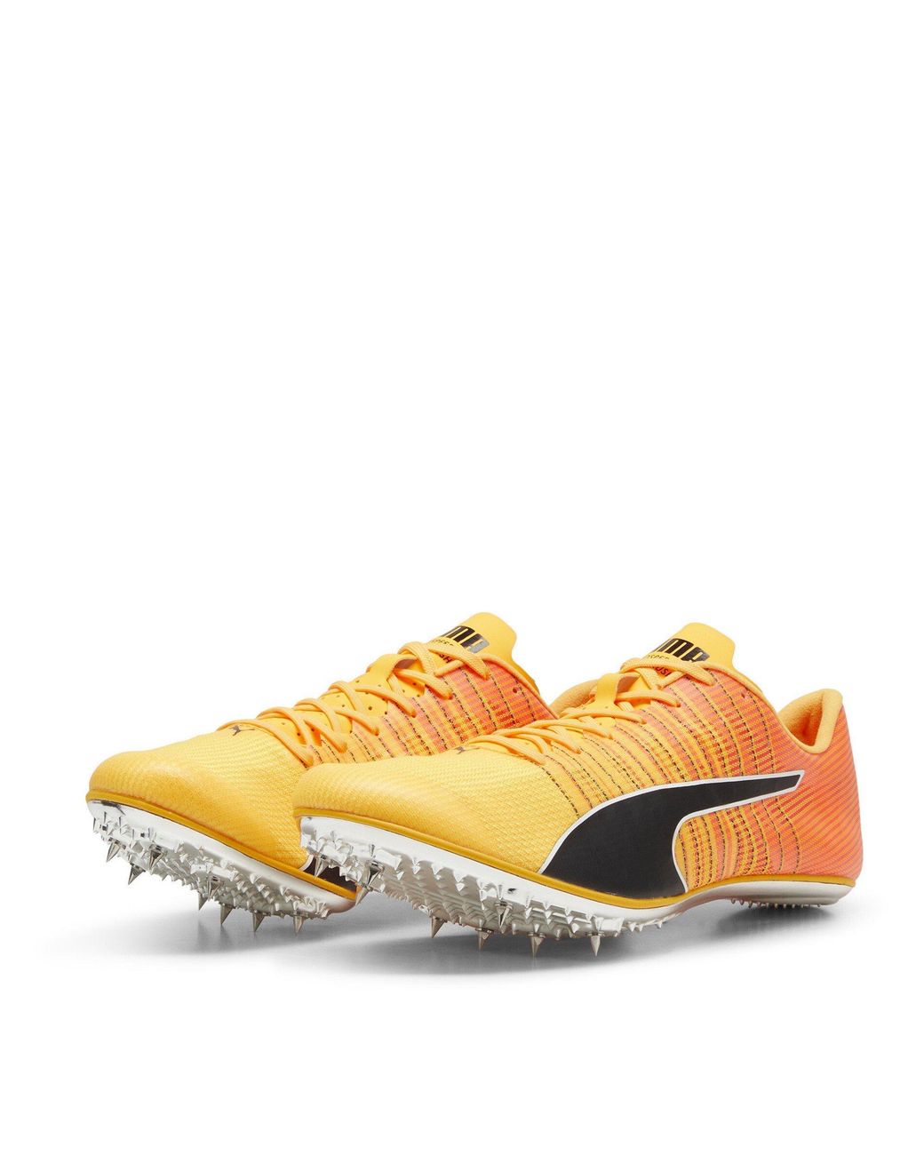 PUMA Yellow Evospeed Brush 6 Track Running Spikes for men