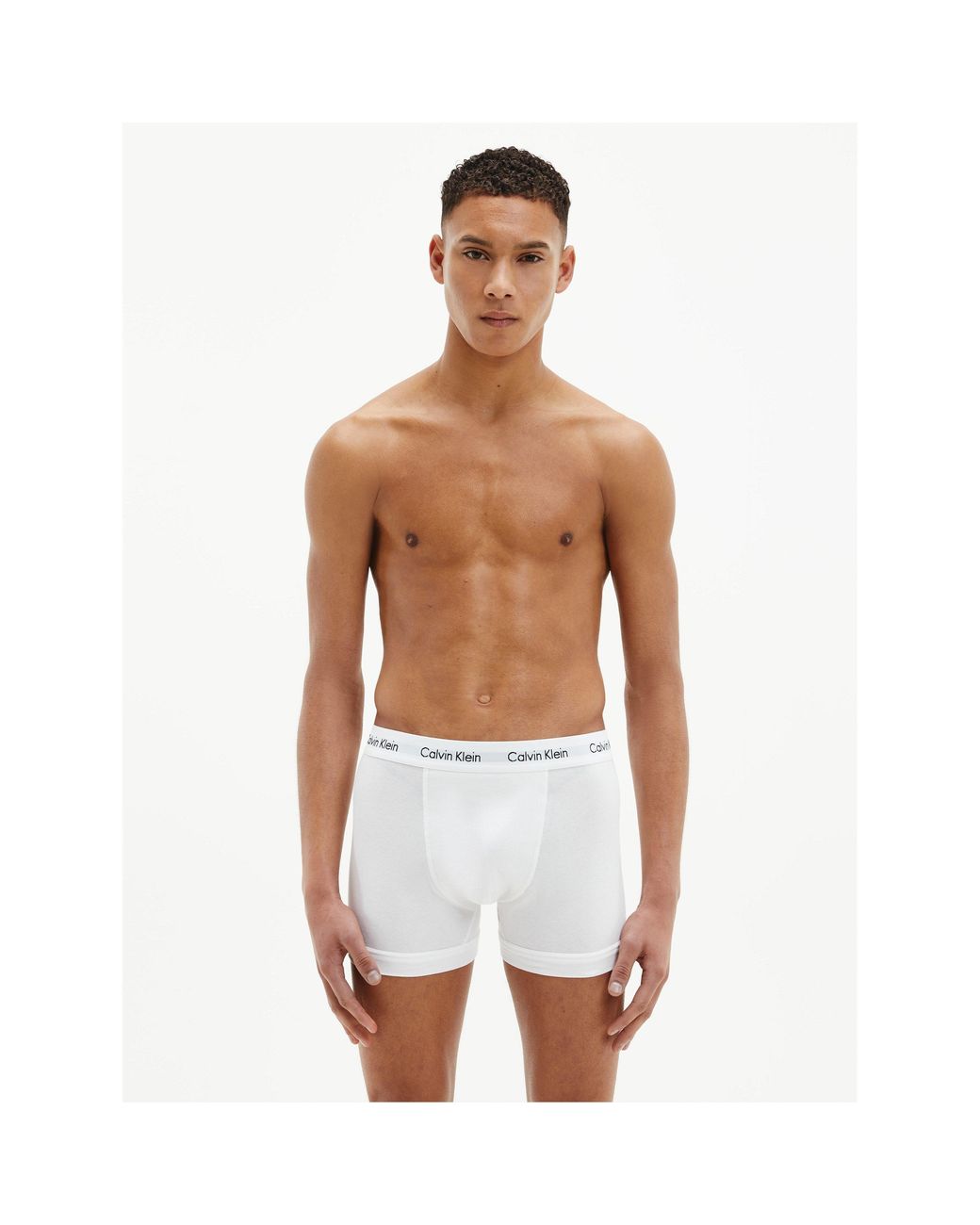 Calvin Klein White 's 3 Pack Trunks for men