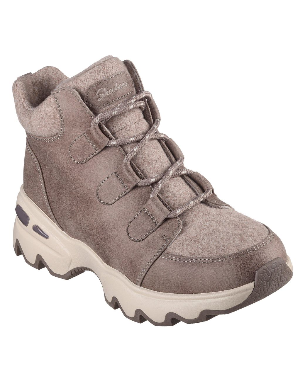 Skechers Gray Biglug Non Waterproof Walking Shoes