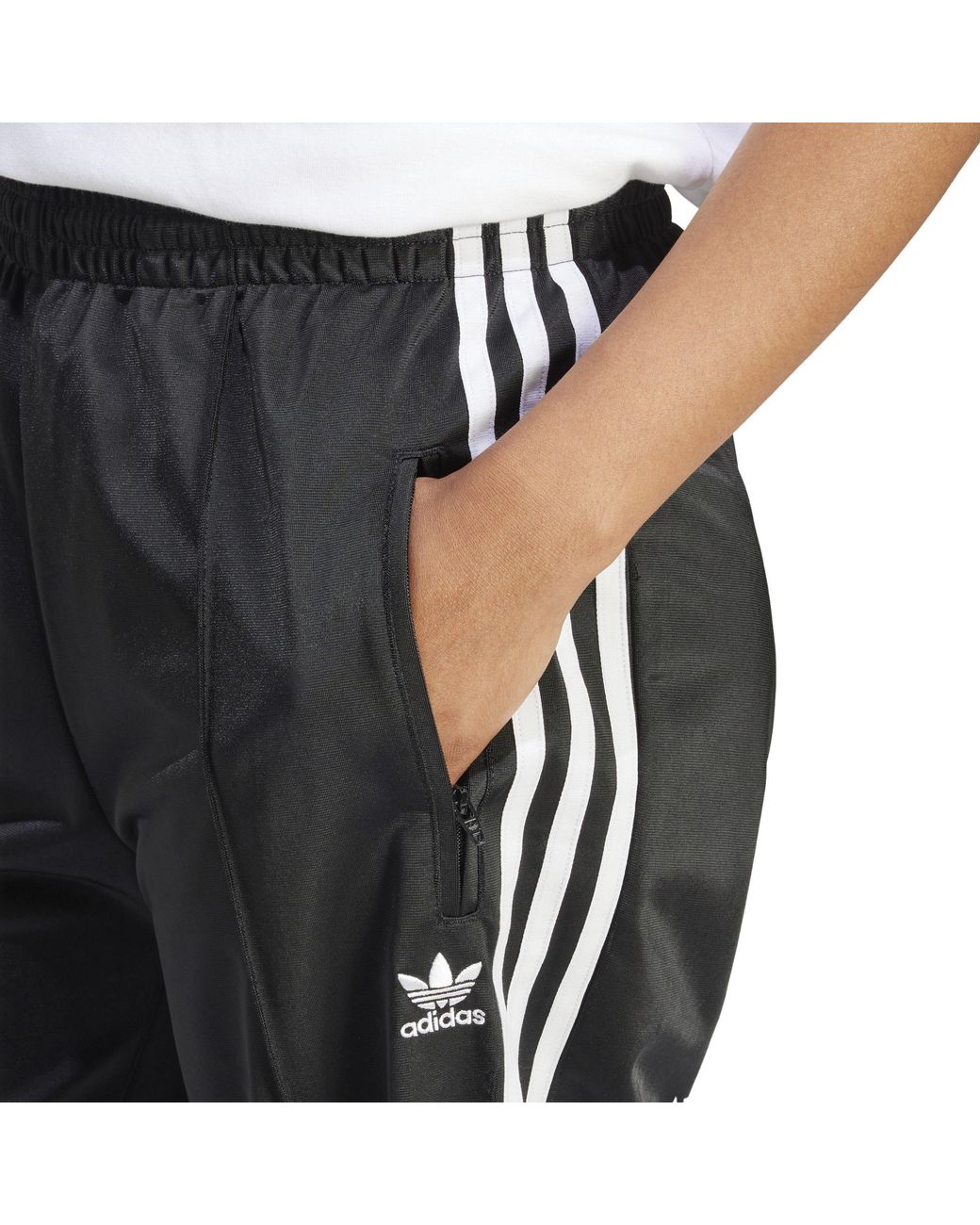 Adidas Originals Gray Firebird Open Hem Woven Joggers