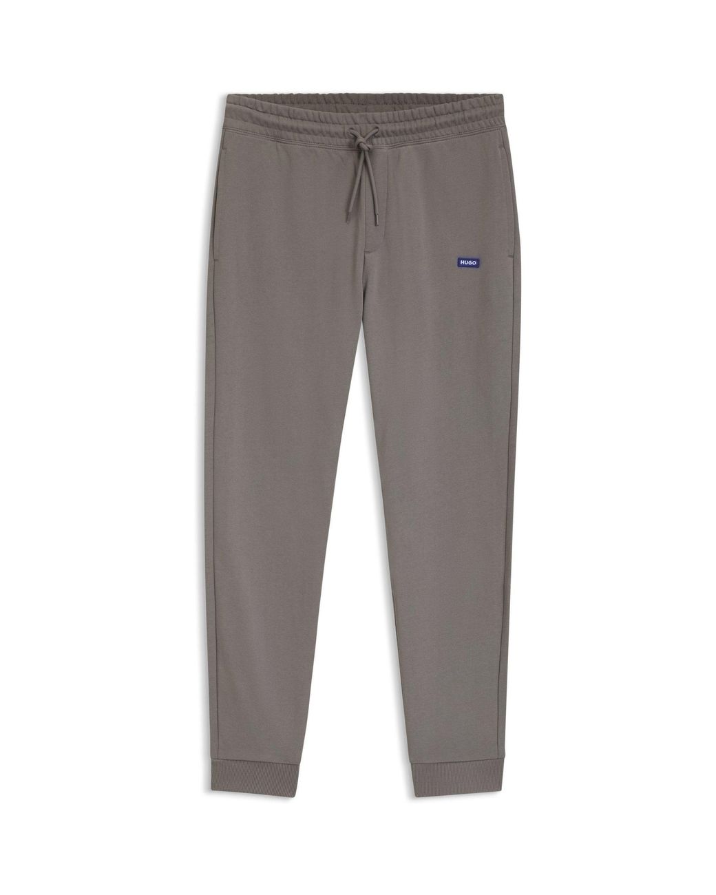HUGO Gray Jogging Bottoms With Logo Detail (Napin) for men
