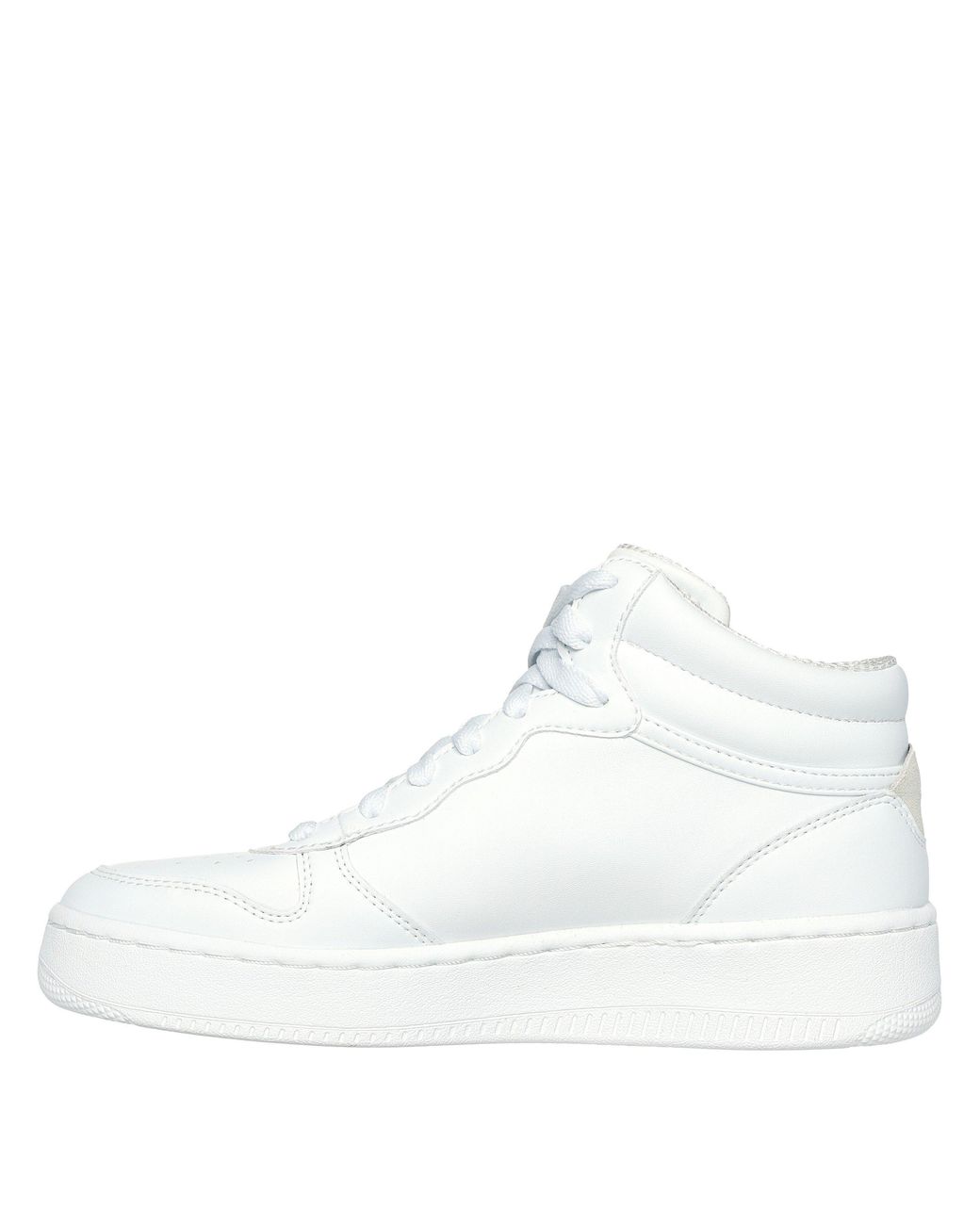 Skechers White High-Top Trainers
