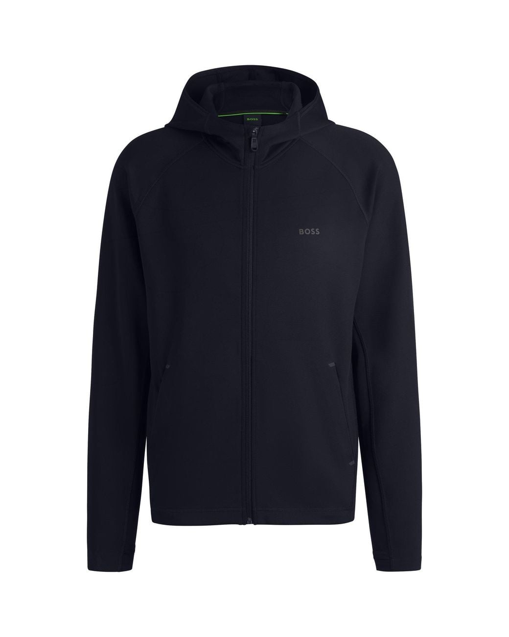 Boss Blue Sicon Active Moisture-Wicking Tracksuit Top for men
