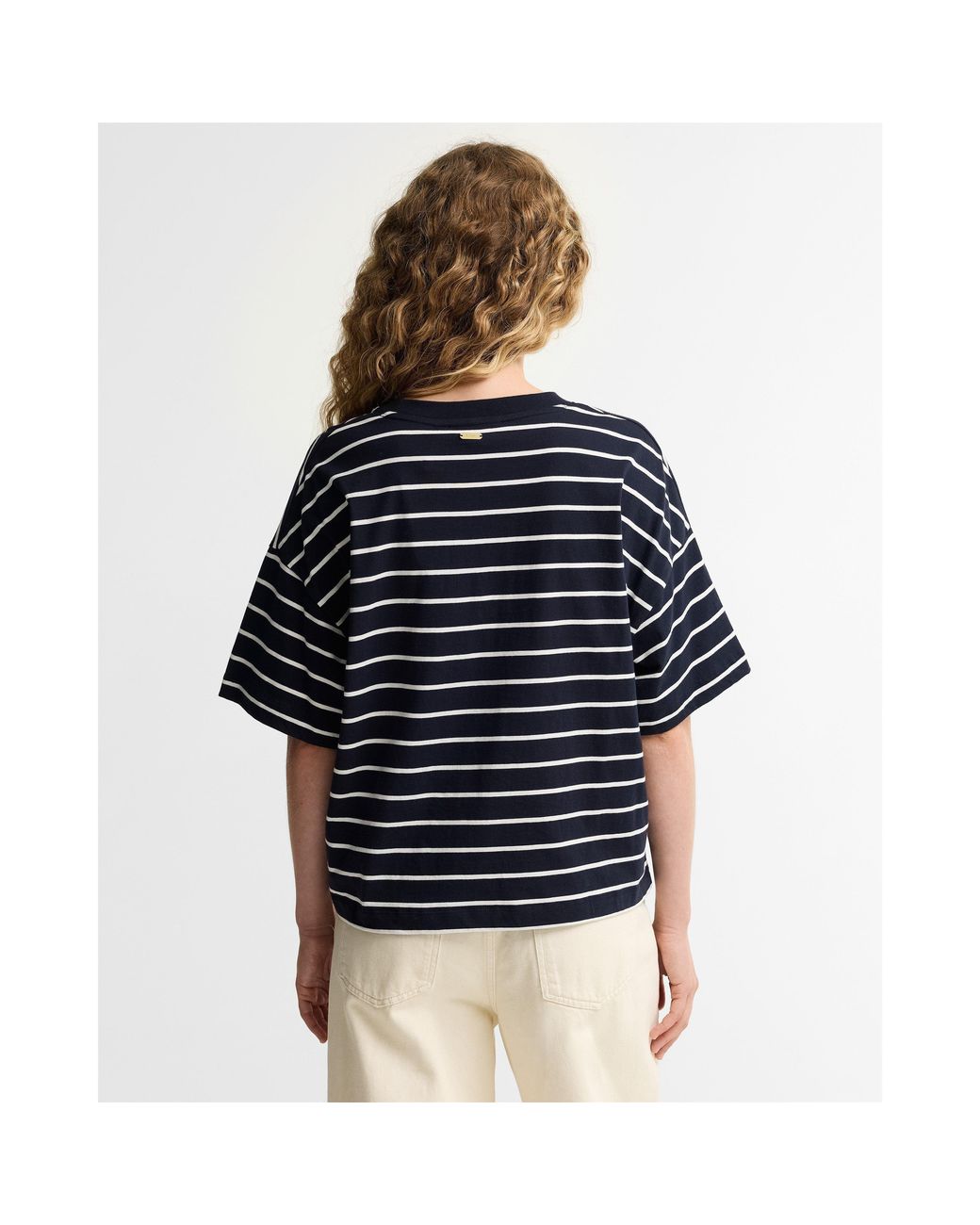 Barbour Blue Ambleside Timeless Classics Cotton Long-Sleeve T-Shirt
