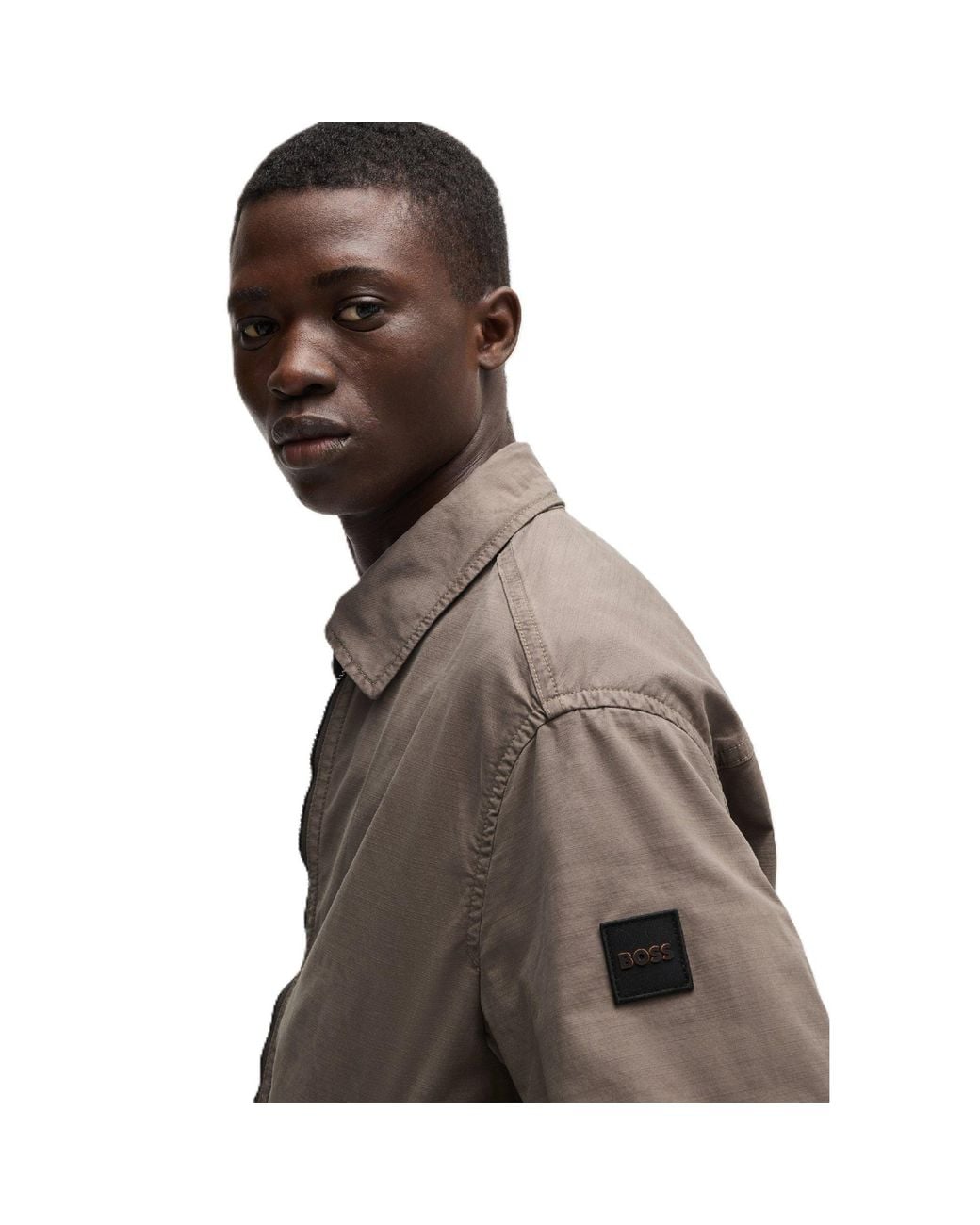 Boss Brown Ocrush D Overshirt for men