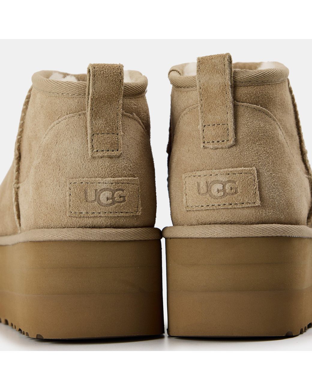 Ugg Natural Ultra Mini Platform Boots