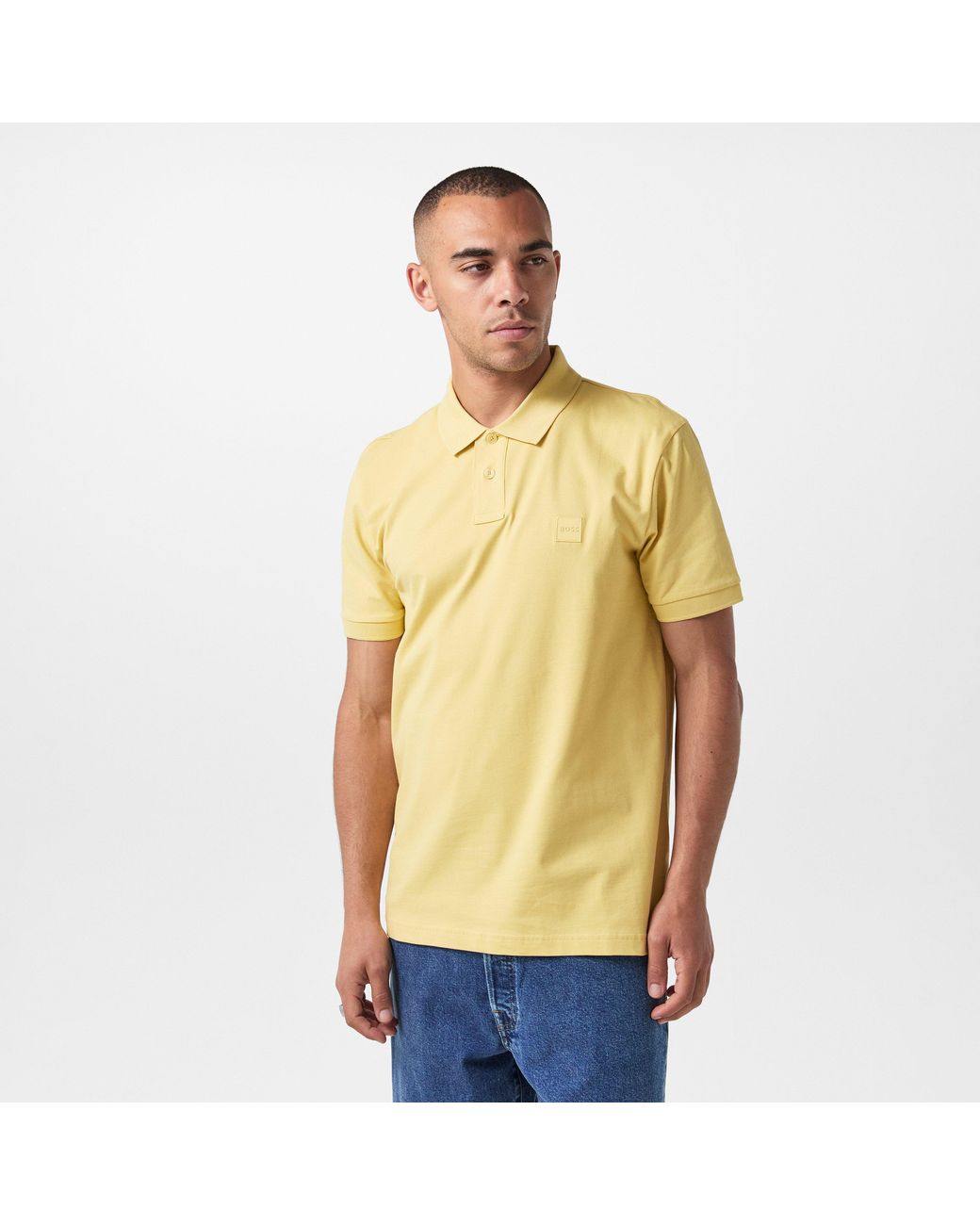 Boss Yellow Passenger Premium Design Polo Shirt for men