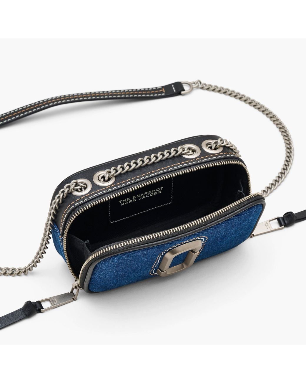 Marc Jacobs Blue Denim Snapshot Camera Bag