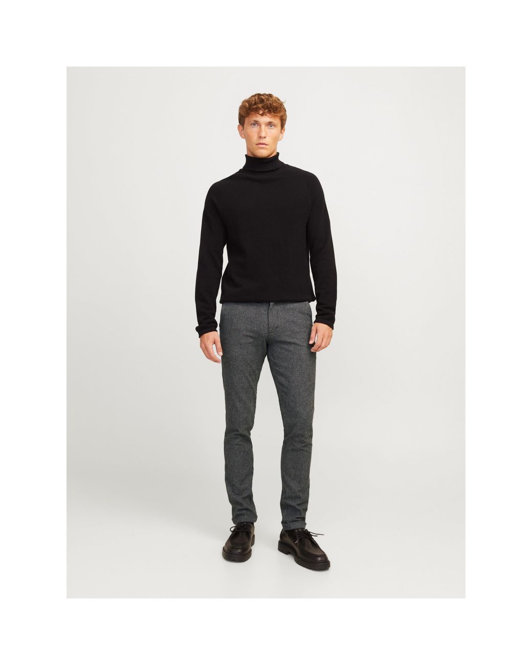 Jack & Jones Gray Henry Chinos for men