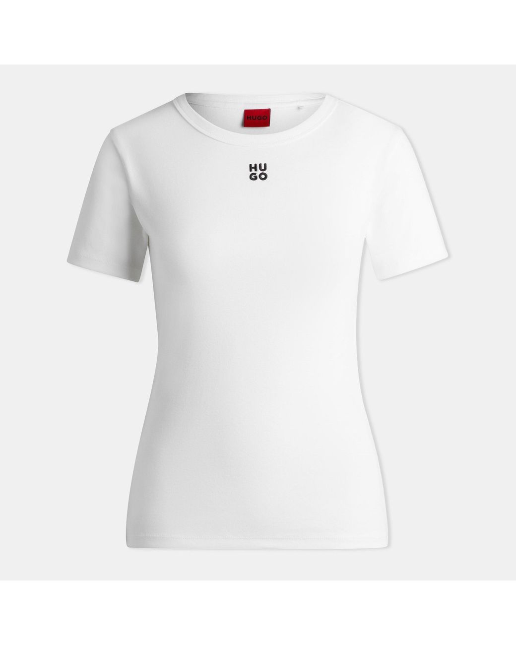 HUGO White Logo T-shirt
