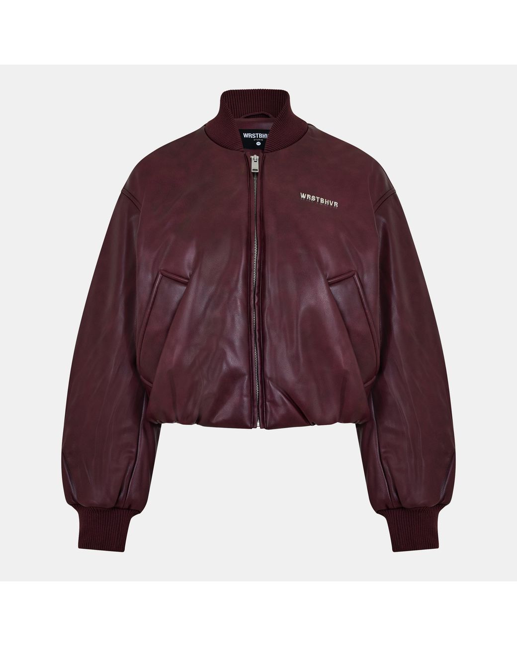 WRSTBHVR Purple Worst B Hega Bomber Jacket