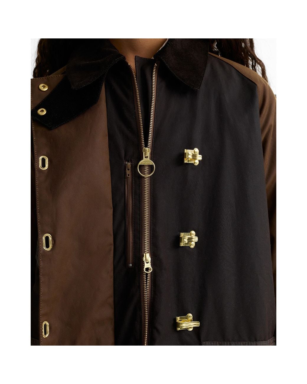 Barbour Black B.Li Felton Check Wa Ld64