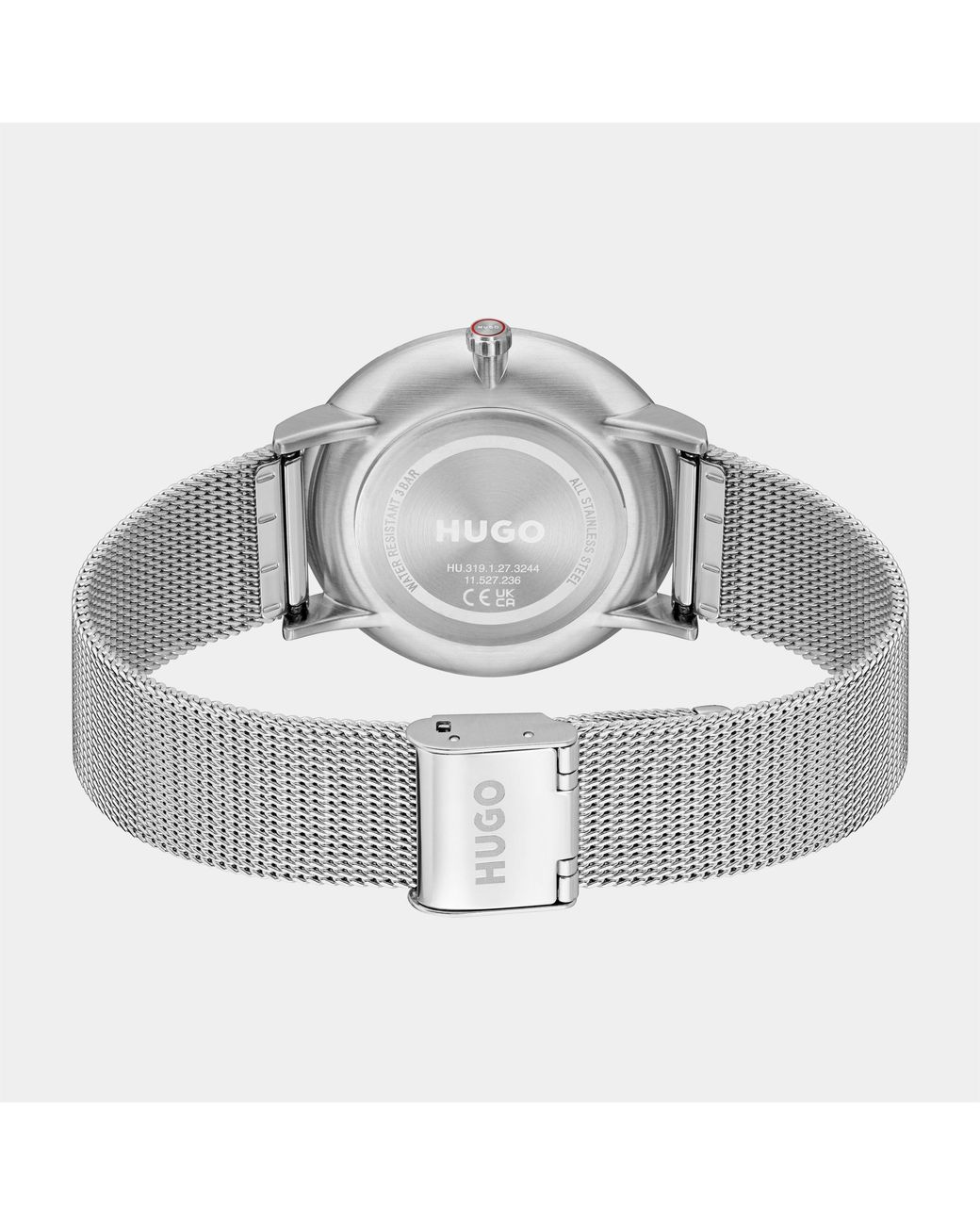 HUGO Metallic Gents #Style Stainless Steel Mesh Watch for men