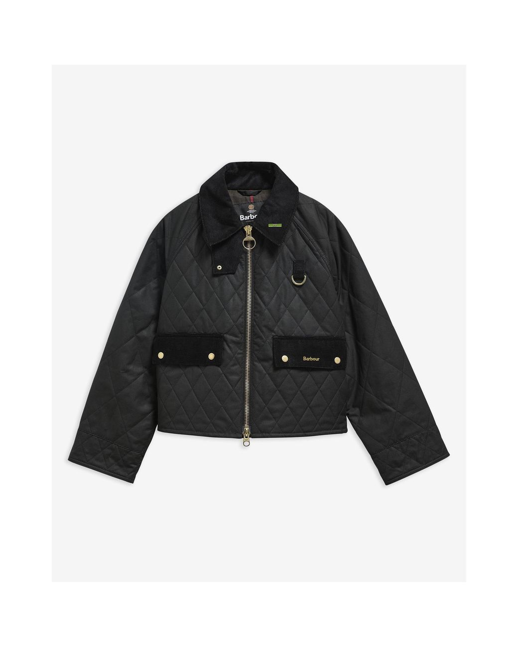 Barbour Black Spey Icons Cotton Wax Jacket