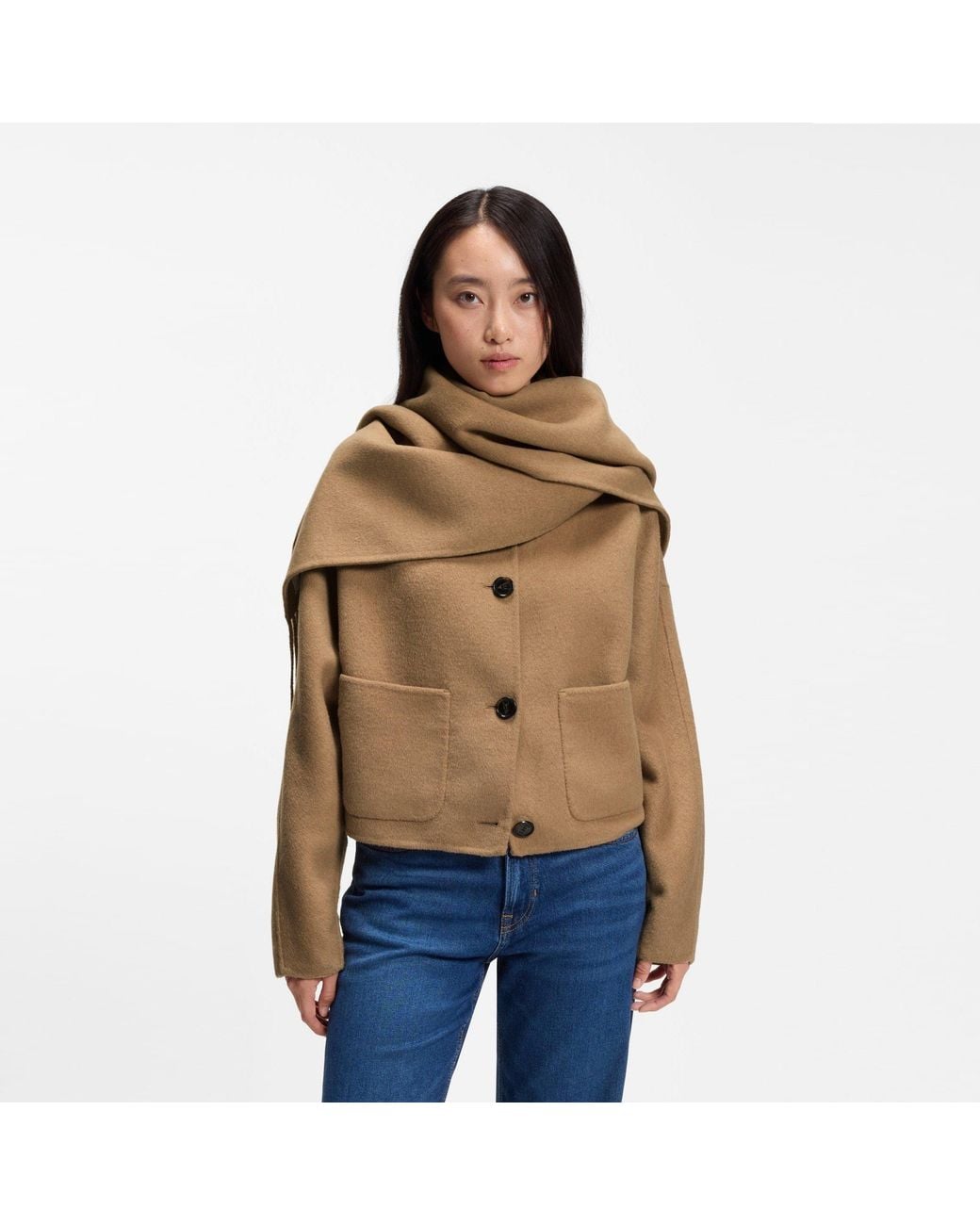 Boss Brown Cafrina Coat Ld64