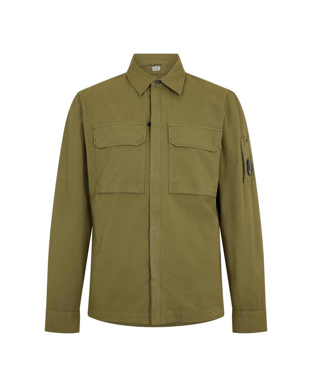 C P Company Green Gabard Overshirt for men