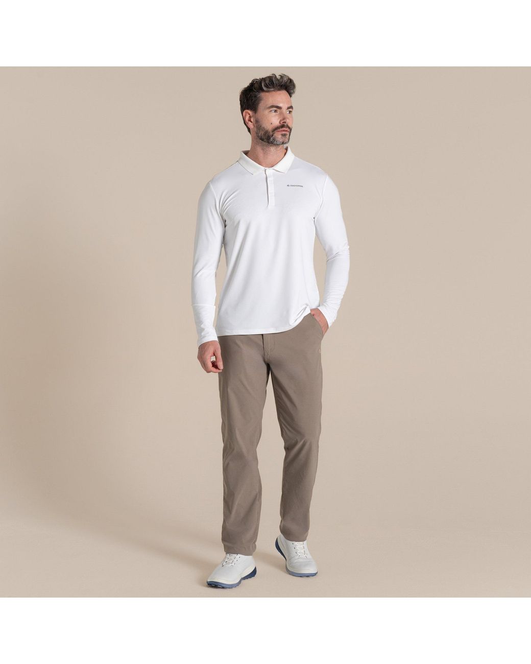 Craghoppers Gray Nosilife Santos Ii Golf Trousers for men