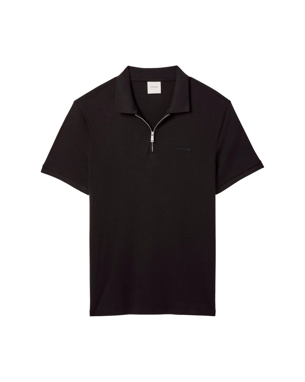 Calvin Klein Black Short Sleeve Polo Shirt for men