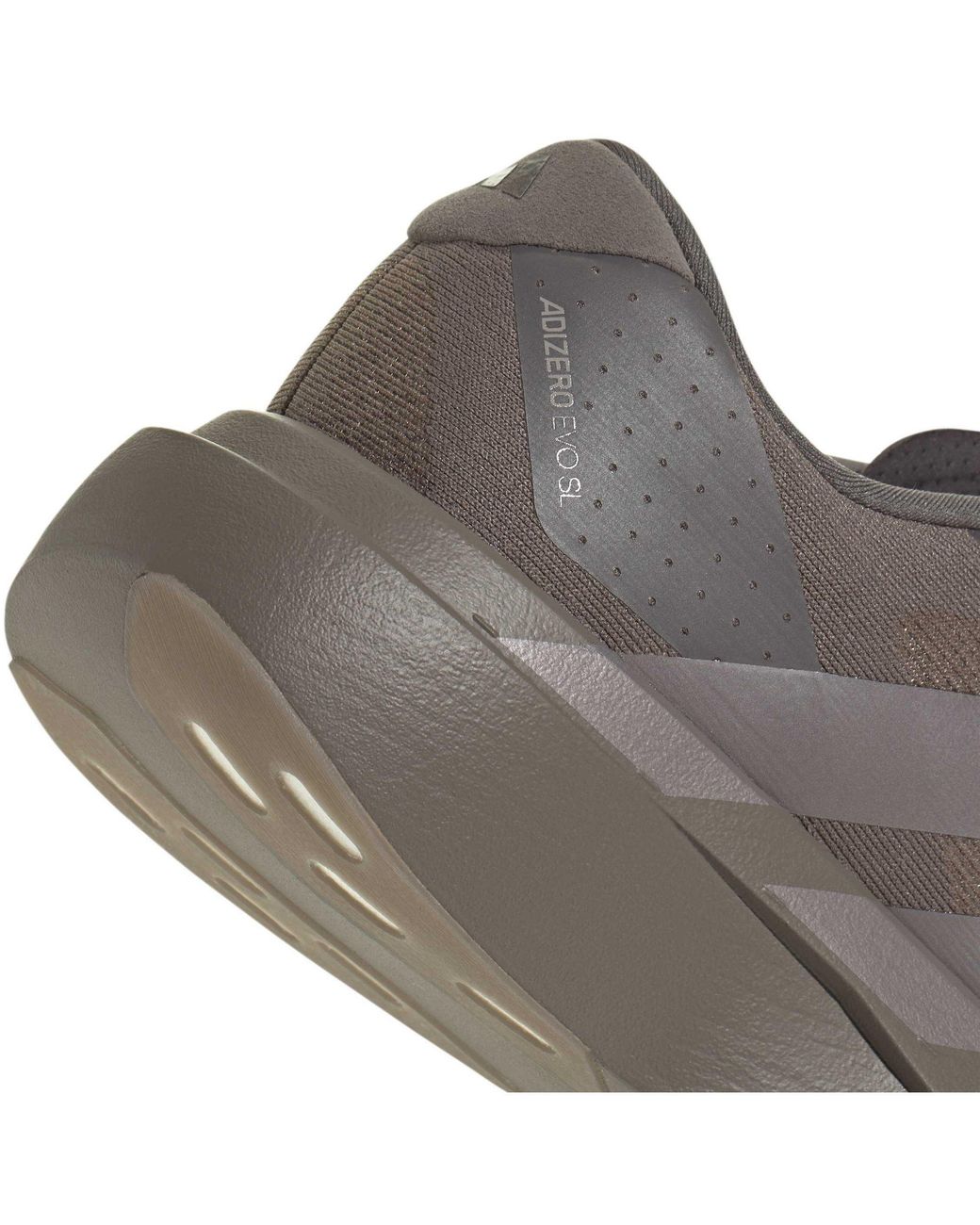 Adidas Gray Adizero Evo Sl Shoes for men