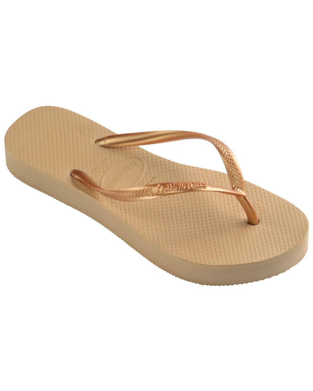 Havaianas Slim Flatform Golden Flip Flops In Brown Lyst UK havaianas-slim-flatform-golden-flip-flops-in-brown-lyst-uk