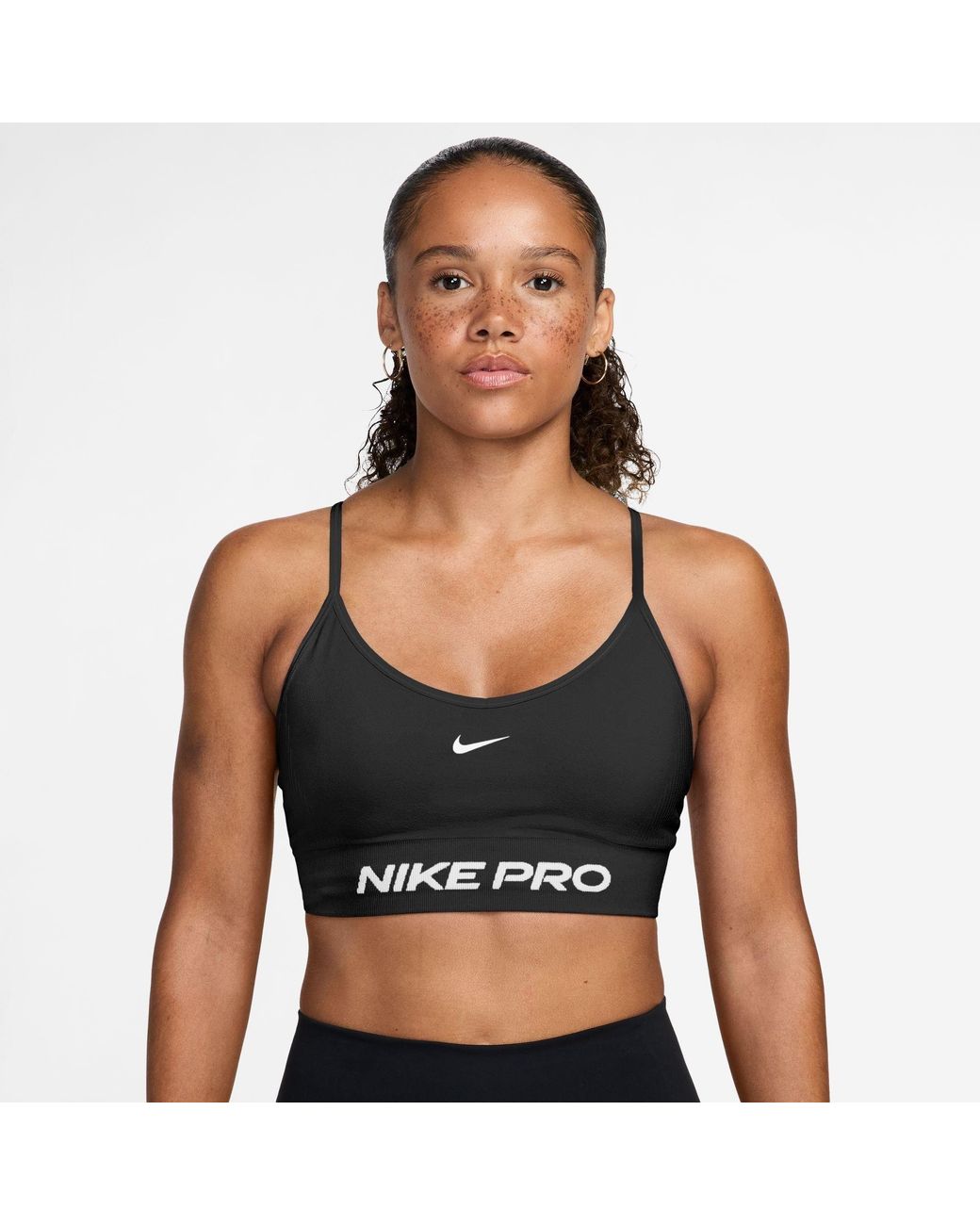 Nike Black Medium Impact Non Wired Sports Bra