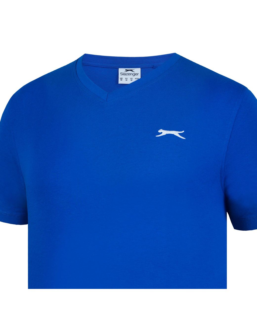Slazenger 1881 Blue V Neck T Shirt for men