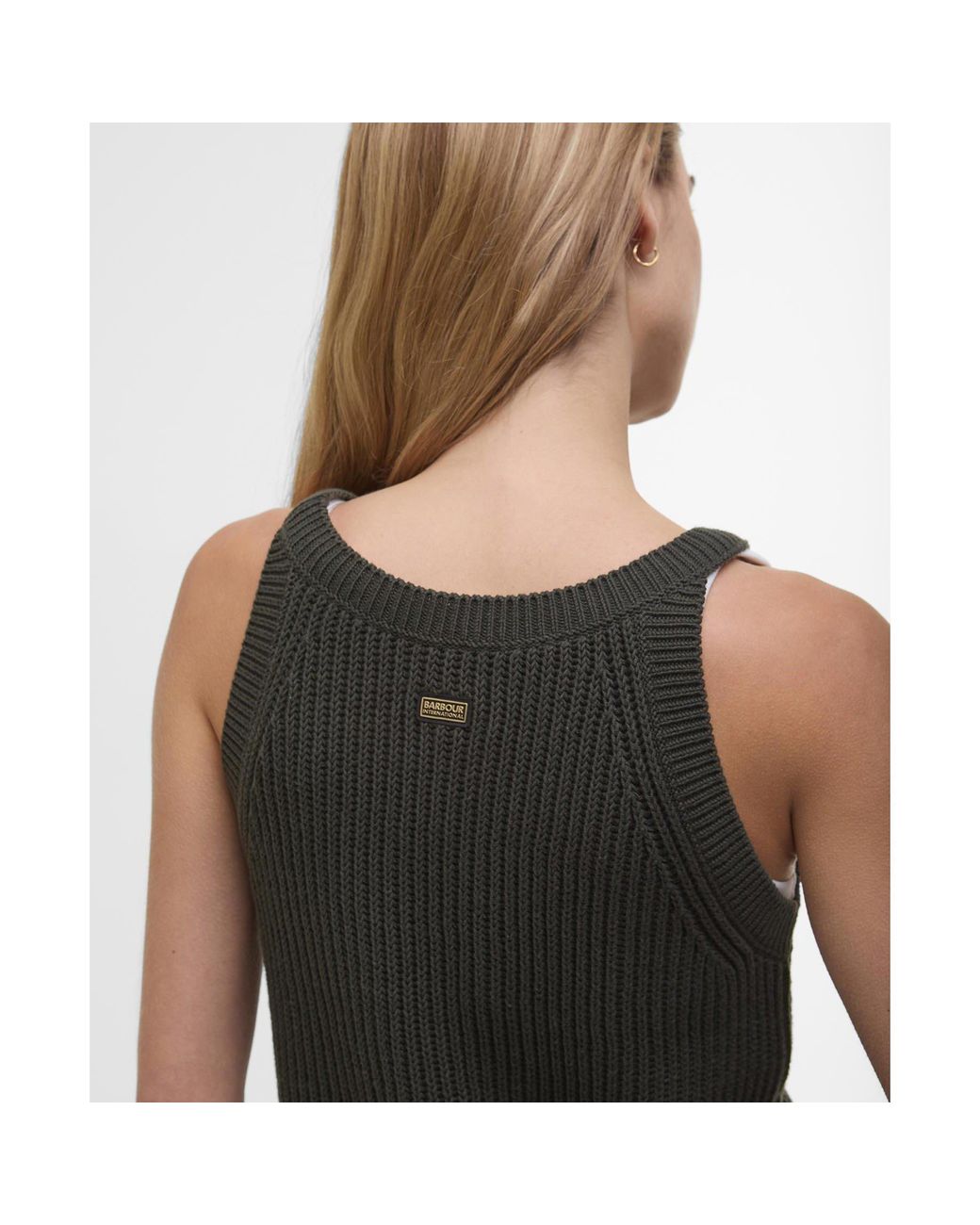 Barbour Black Dakota Sweater Vest