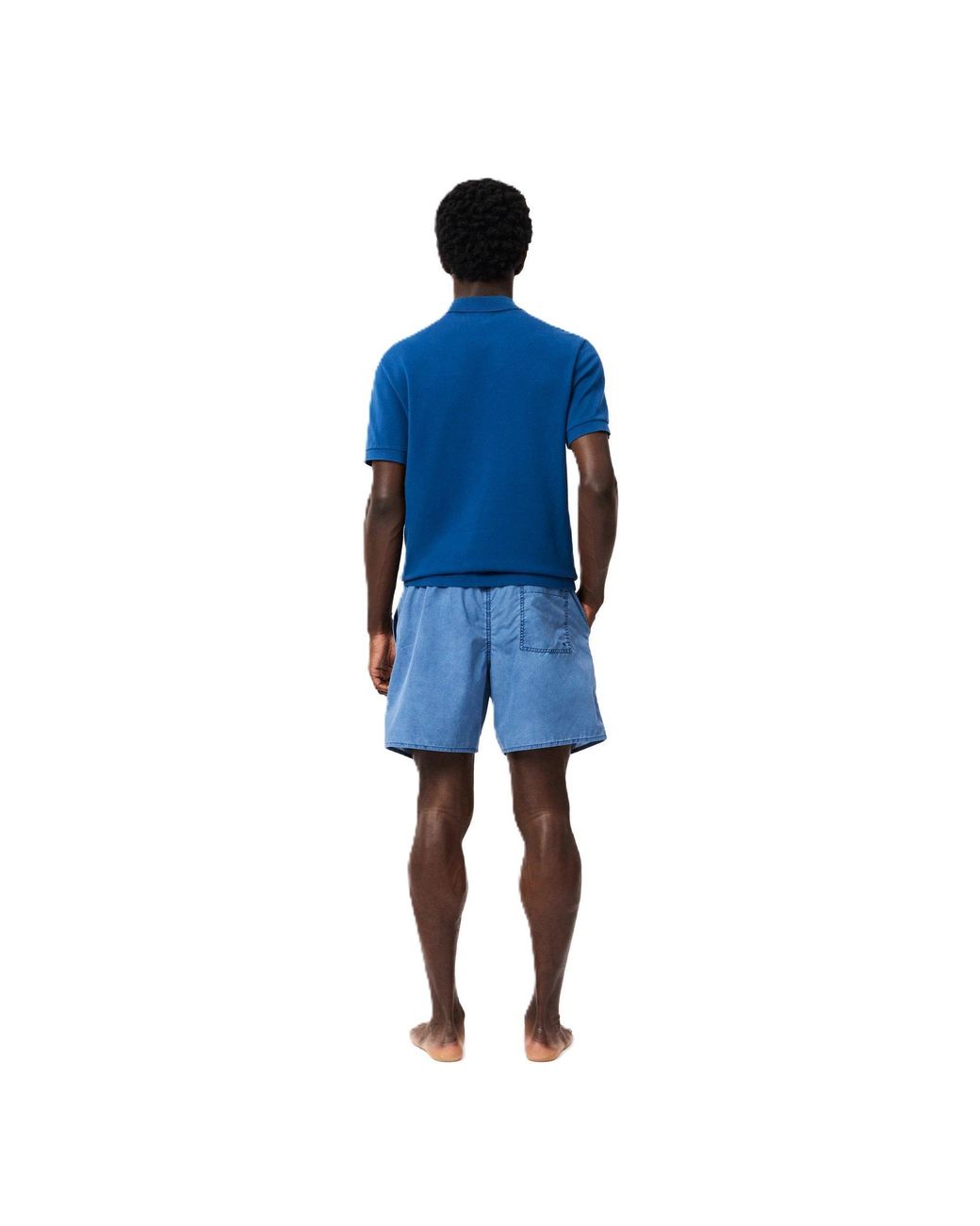Lacoste Blue Quick Dry Swimming Trunks for men
