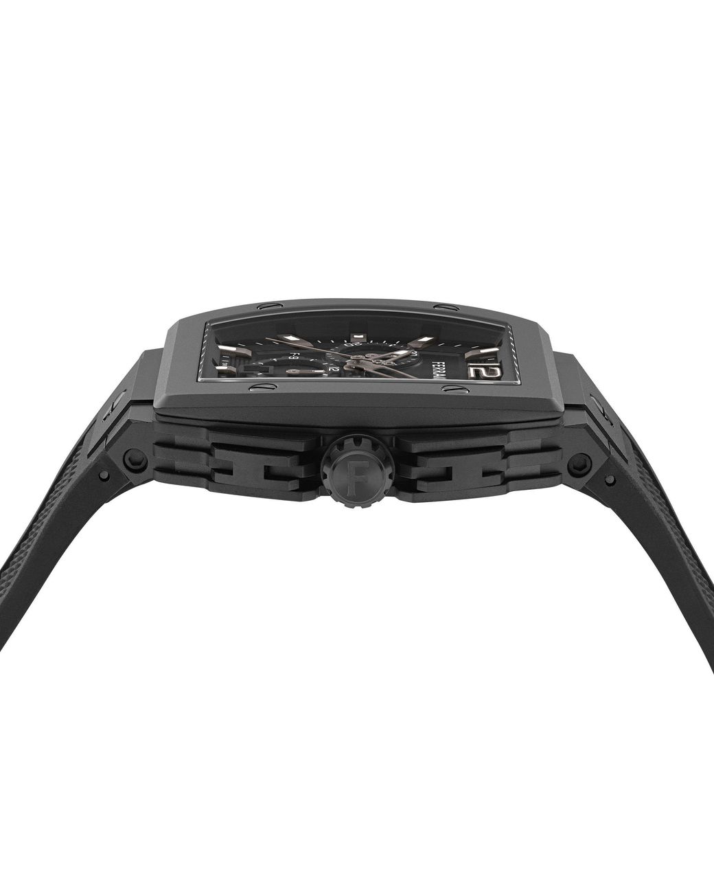 Ferragamo Black F-80 Analogue Quartz Watch for men