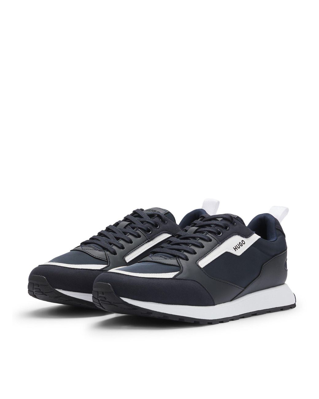 HUGO Blue Icelin Runn Trainers for men