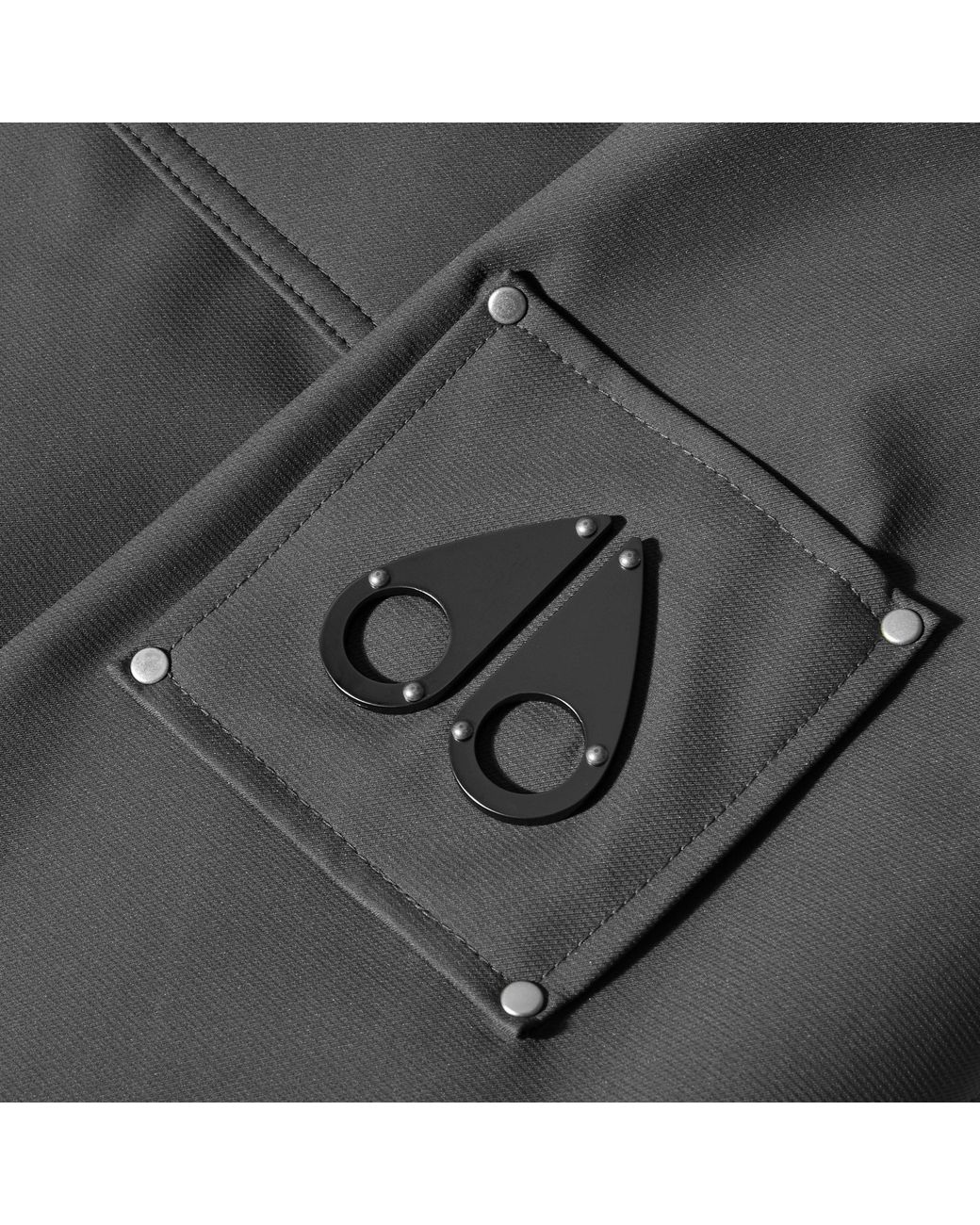 Moose Knuckles Black Mk Jkt Casul Jacques for men
