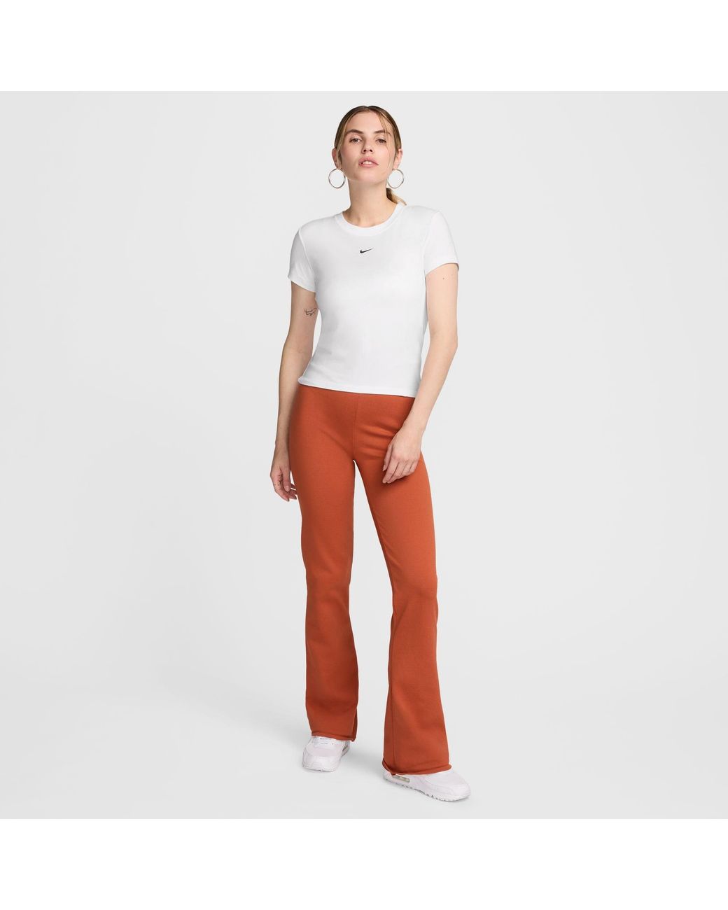 Nike White Sportswear Chill Knit T-Shirt