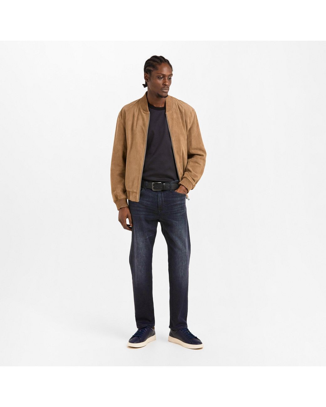 Boss Blue Ogden Straight Leg Jeans for men