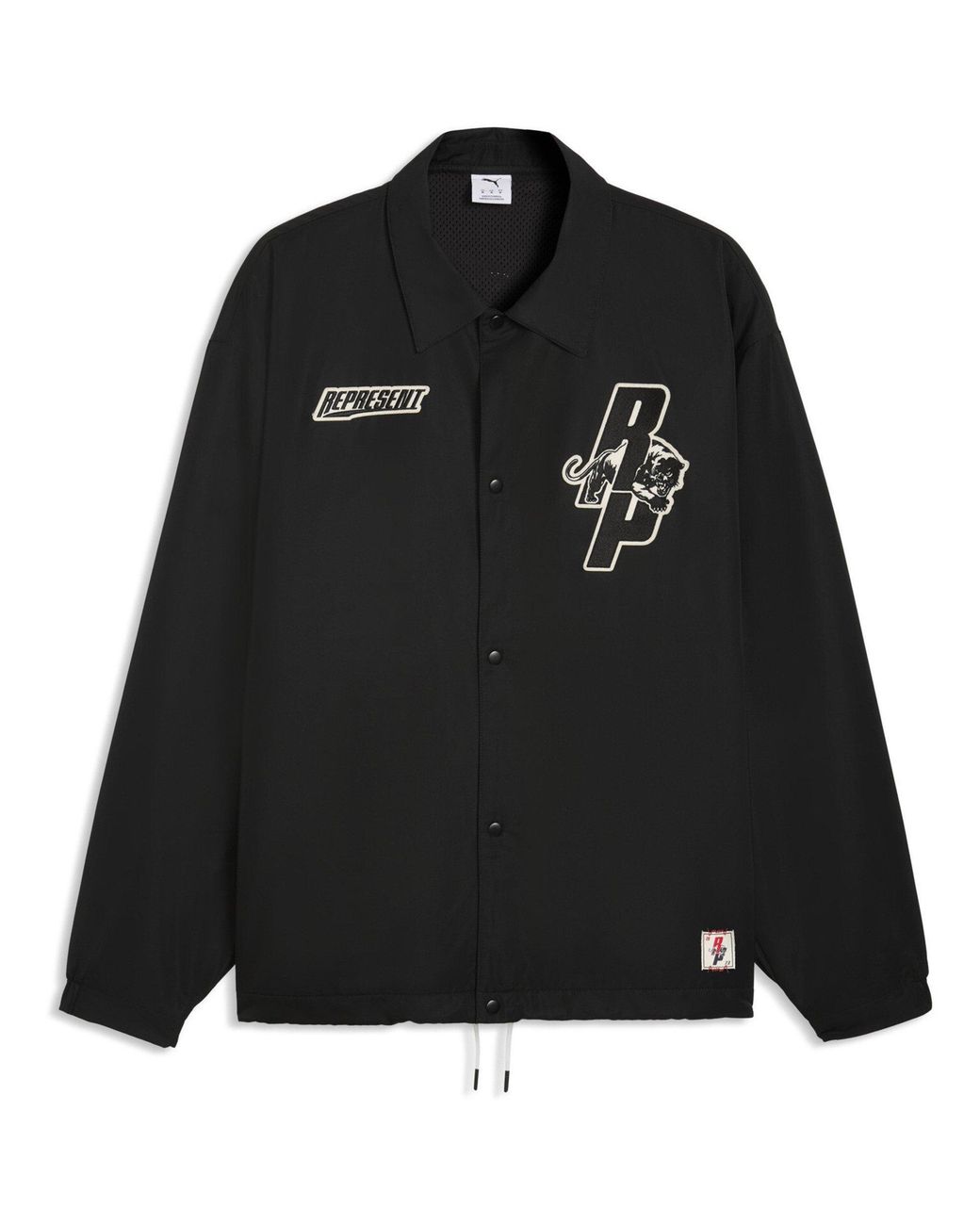 PUMA X REPRESENT Black Coach Jacket for men