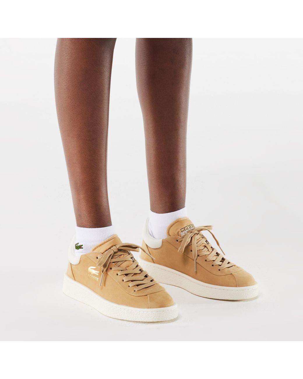 Lacoste Natural Baseshot Premium Trainers