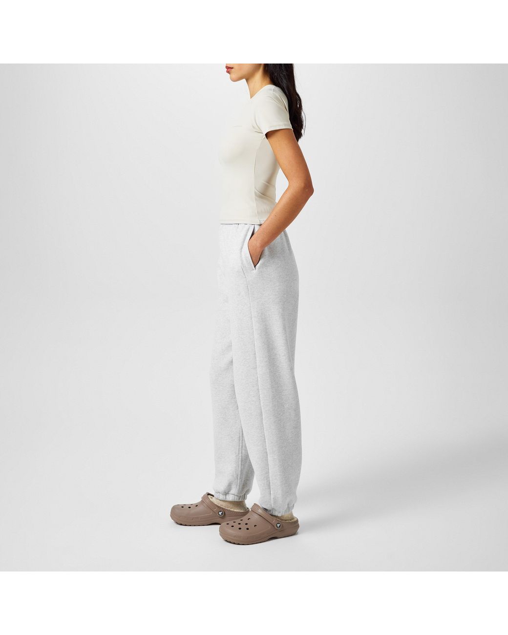 CROCSTM Natural Classic Lined Mule Slippers