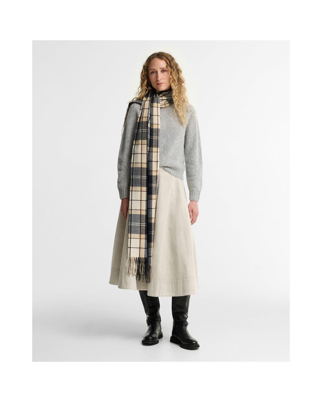 Barbour Gray Hailes Tartan Scarf