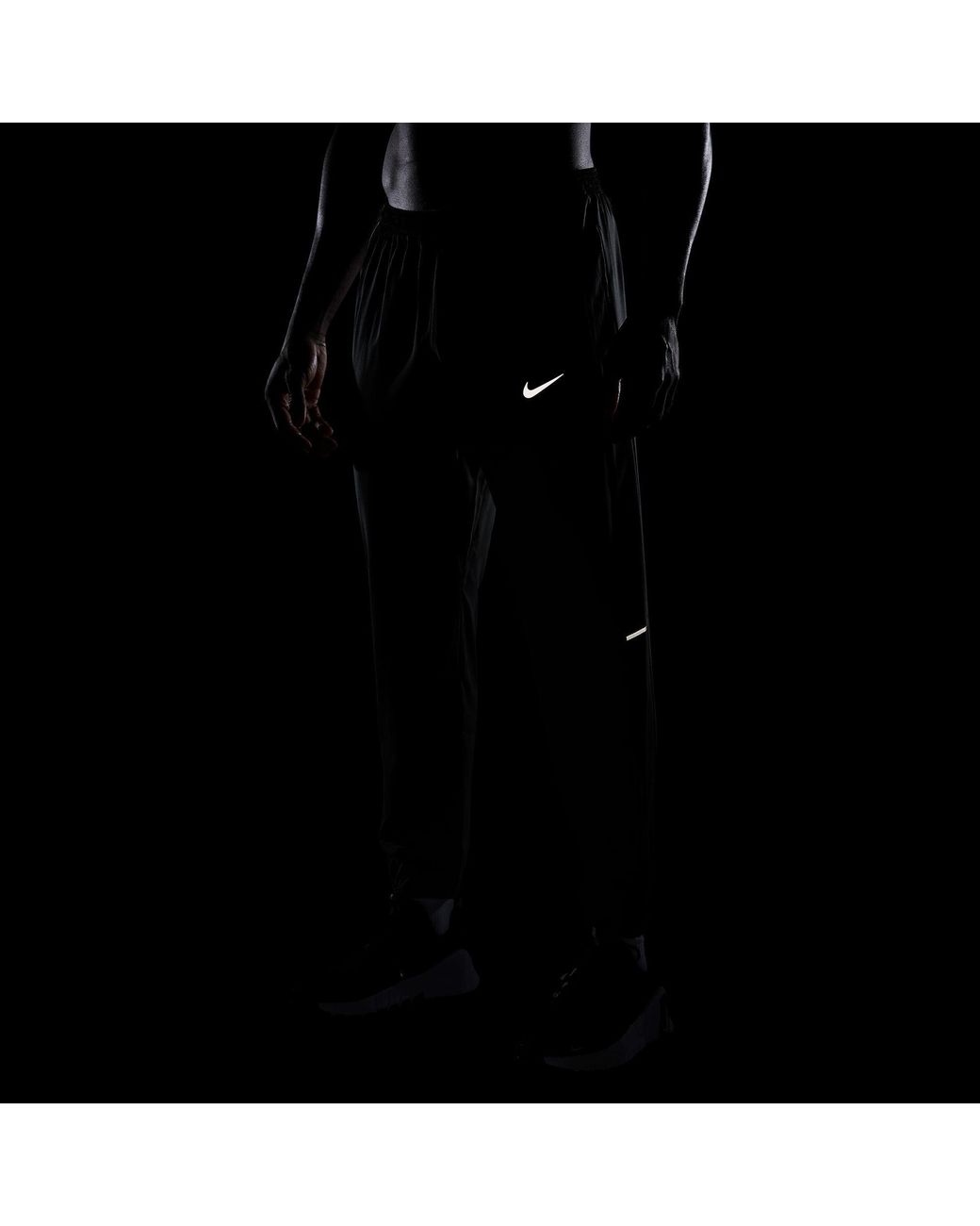 Nike Black Miler Pant Dri-Fit Tracksuit Bottoms for men