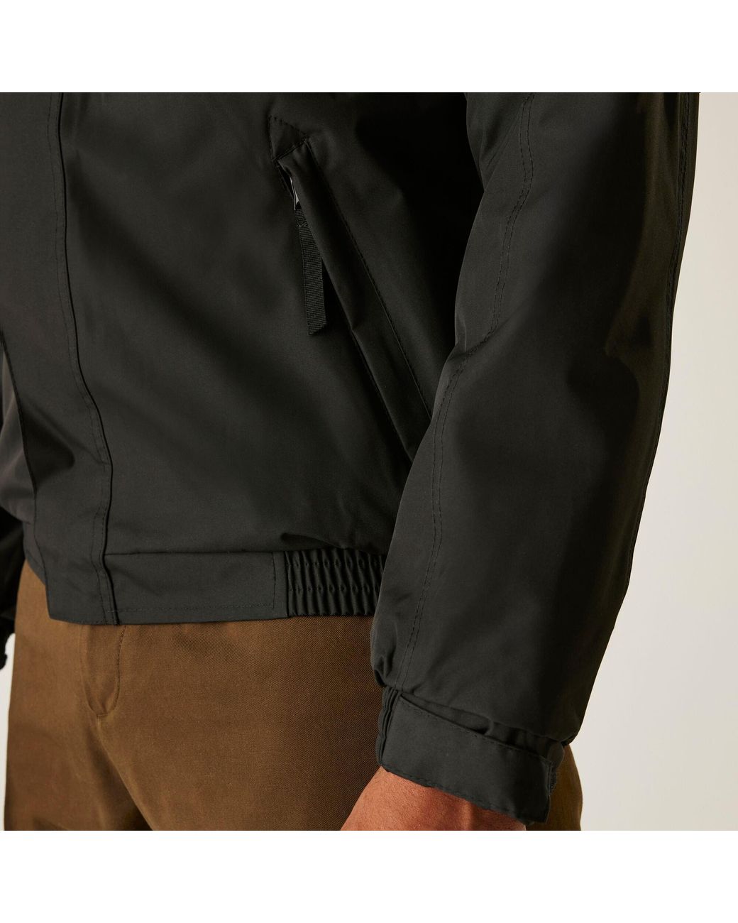 Regatta Black Dover Fleece Lined Waterproof Insulated Bomb for men
