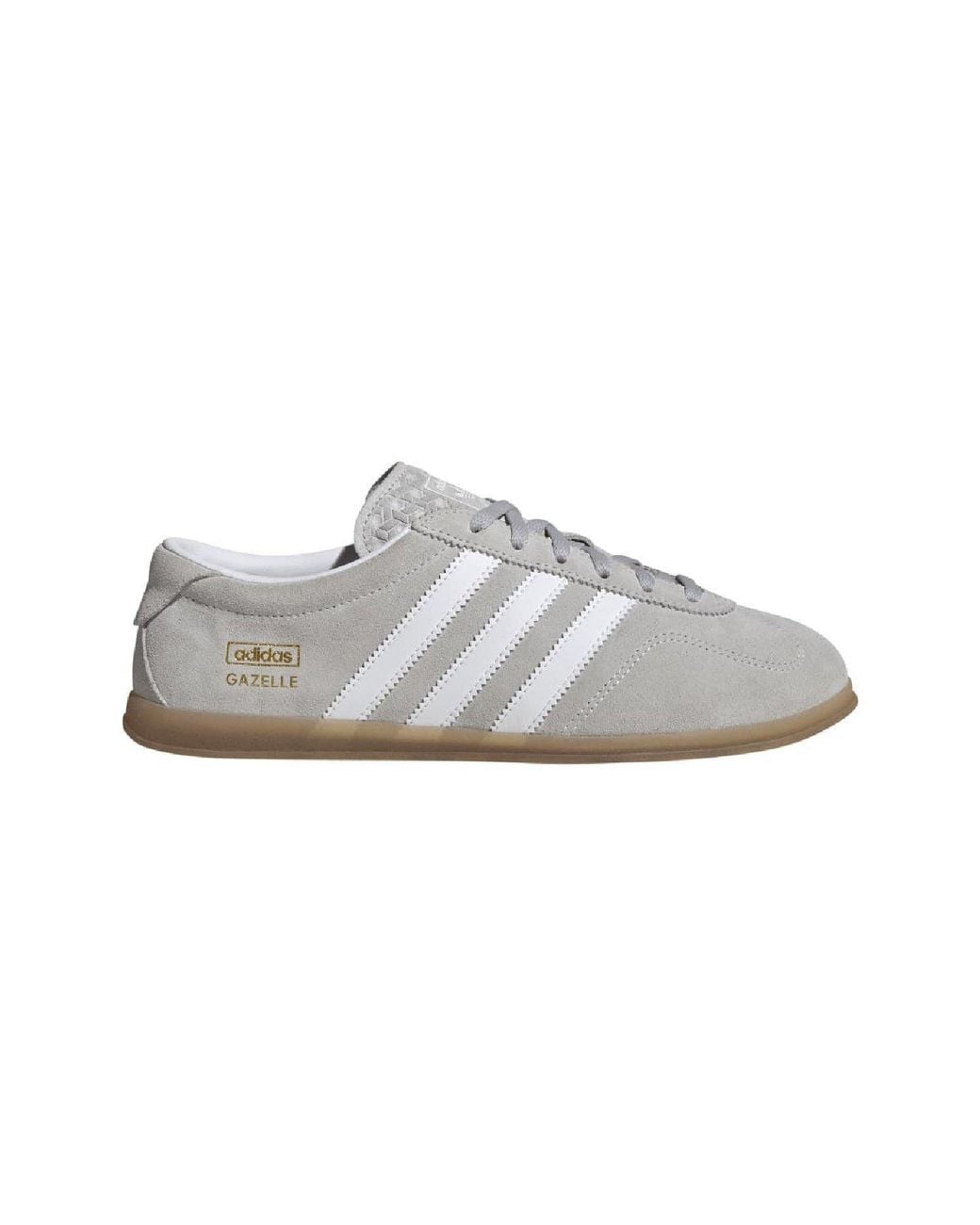 Adidas Originals Gray Gazelle Lo Pro Trainers