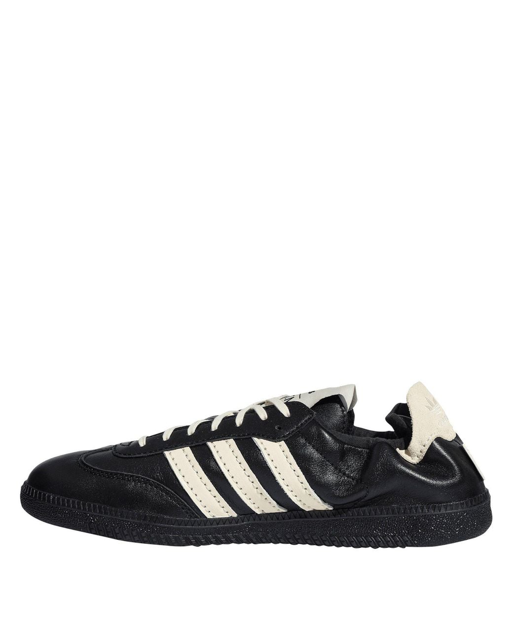 Adidas Originals Black Leather Low-Top Casual Shoes for men