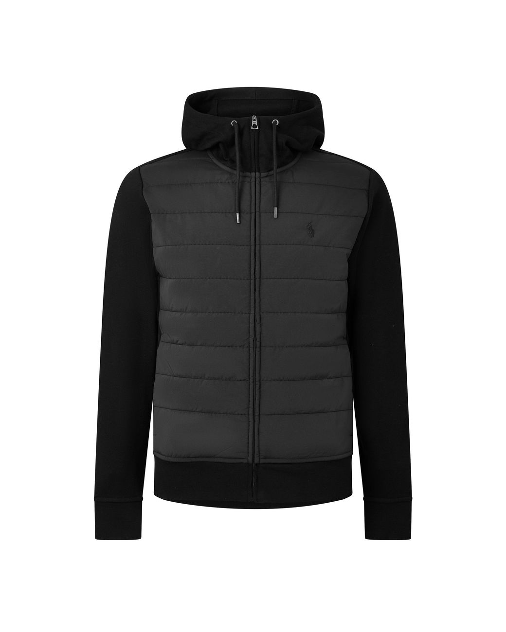 Polo Ralph Lauren Black Tech Long-Sleeve Hybrid Jacket for men